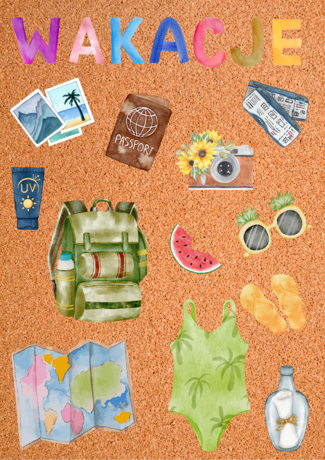 Pakiet materiałów na zakończenie roku szkolnego i wakacje