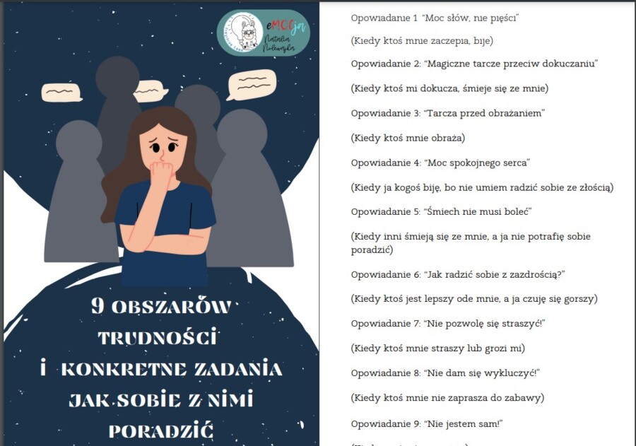 9 obszarów trudności i konkretne zadania jak sobie z nimi poradzić