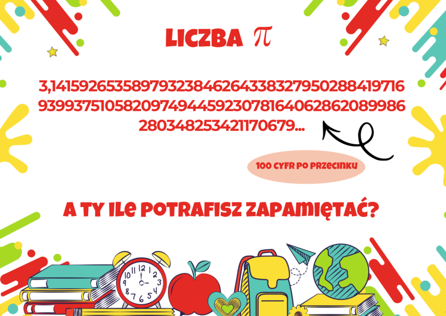DZIEŃ LICZBY PI  (3.14) - gazetka szkolna 14 marca