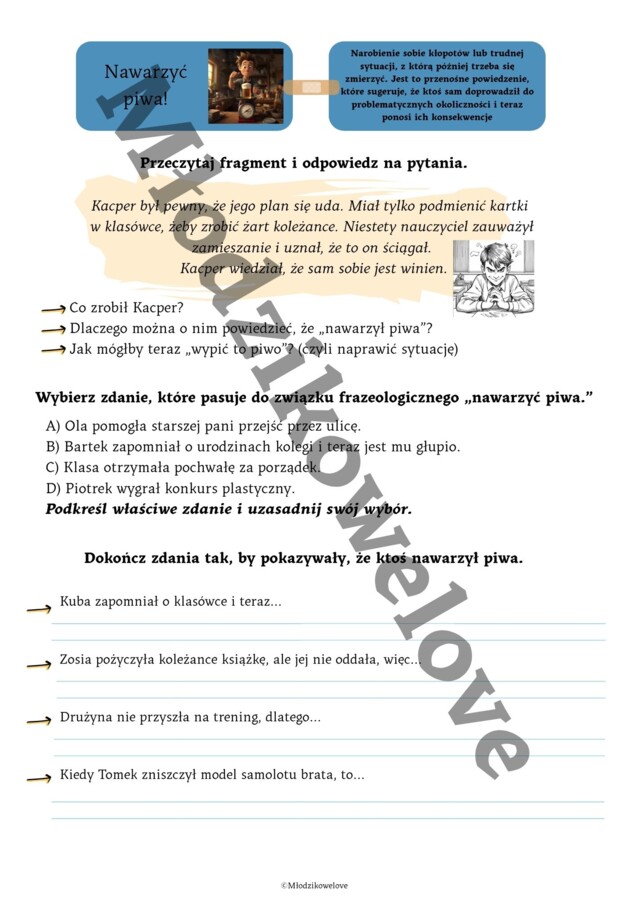 Nie daj się nabić w butelkę - odkryj sens związków frazeologicznych część 1