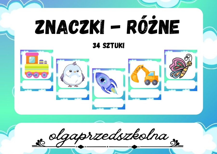 Znaczki różne