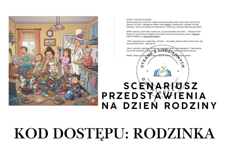 Kod dostępu: Rodzinka. Zabawny scenariusz na Dzień Rodziny