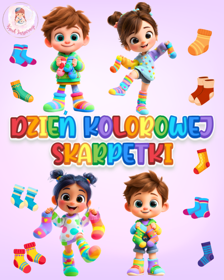 🧦🌈 Dzień Kolorowej Skarpetki – wyjątkowa dekoracja 🌈🧦