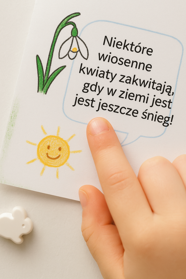 Karta pracy „Wiosenne odkrycia”