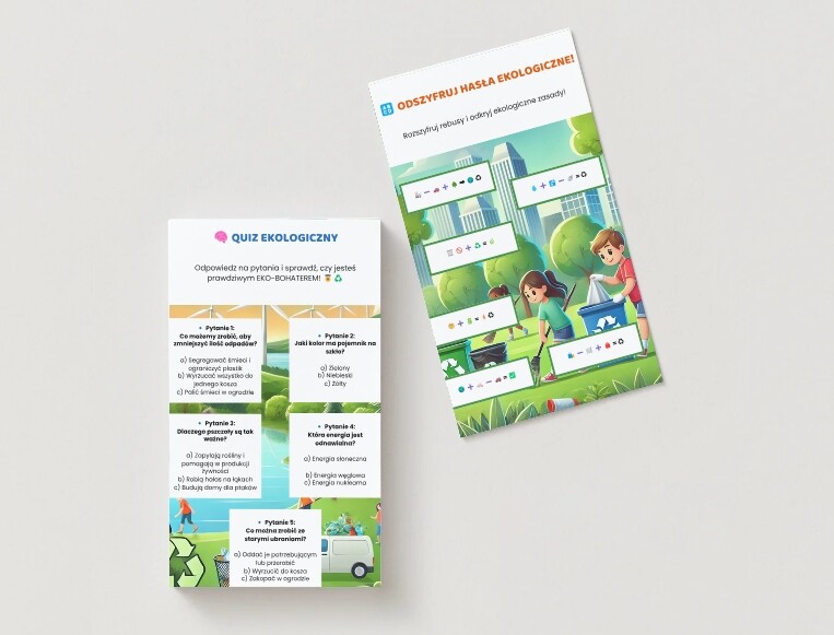 Zagadki ekologiczne. Quiz i rebusy o ochronie środowiska.