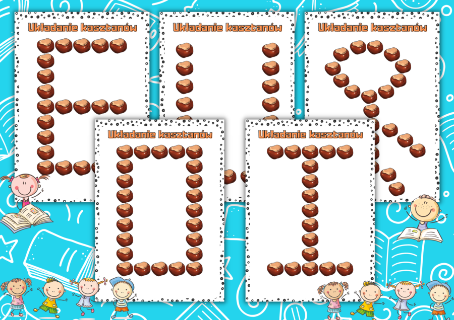 Kasztanowe układanie