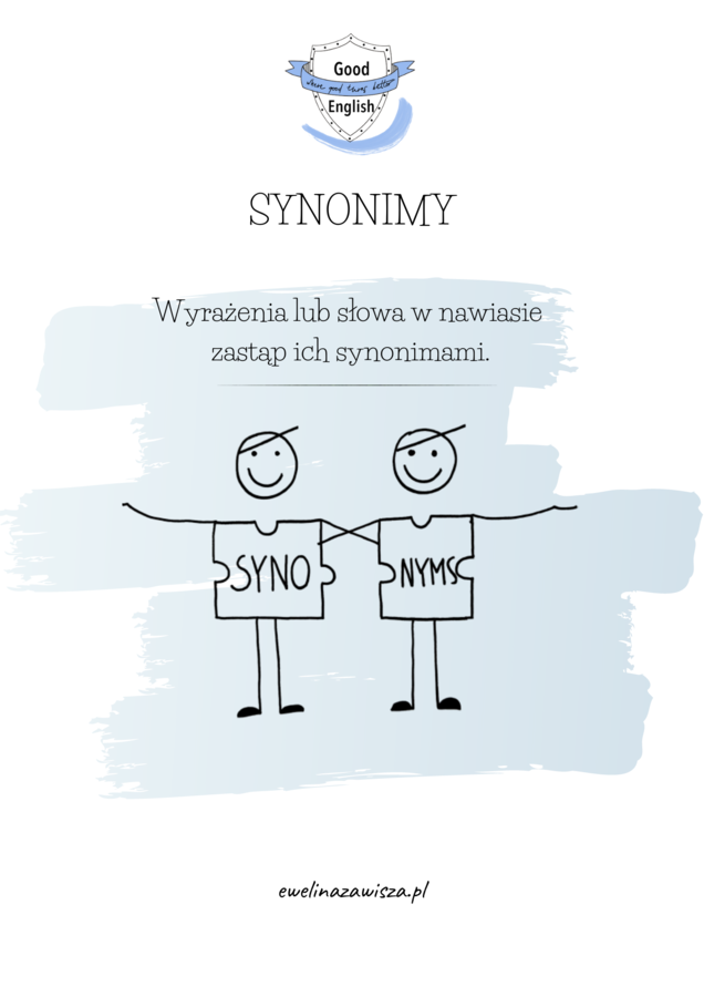 EGZAMIN ÓSMOKLASISTY - SŁOWNICTWO Z KLUCZEM. SYNONIMY/ SŁOWOTWÓRSTWO/1 WYRAZ.