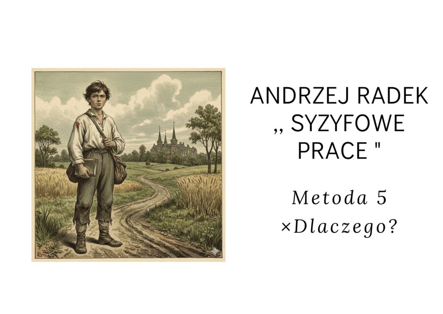 Karta pracy- Andrzej Radek ( Syzyfowe prace). Metoda 5 ×Dlaczego