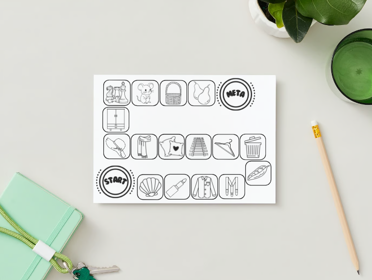 LOGOPEDIA LOGOPEDYCZNA GRA PLANSZOWA SZEREG SZUMIĄCY SZ, Ż, CZ, DŻ UTRWALANIE GŁOSEK