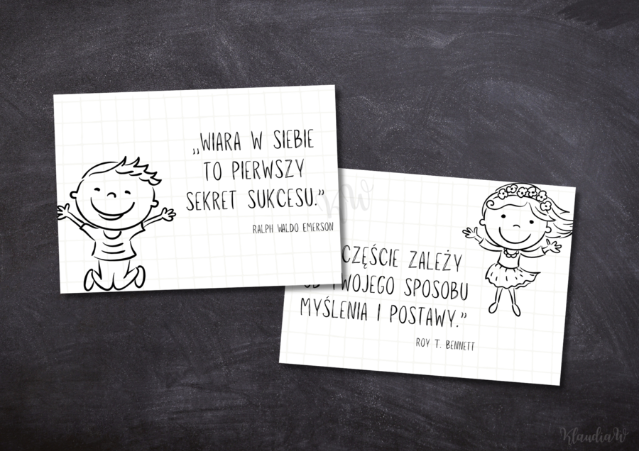 Dzień Pozytywnego Myślenia – plansze z inspirującymi cytatami