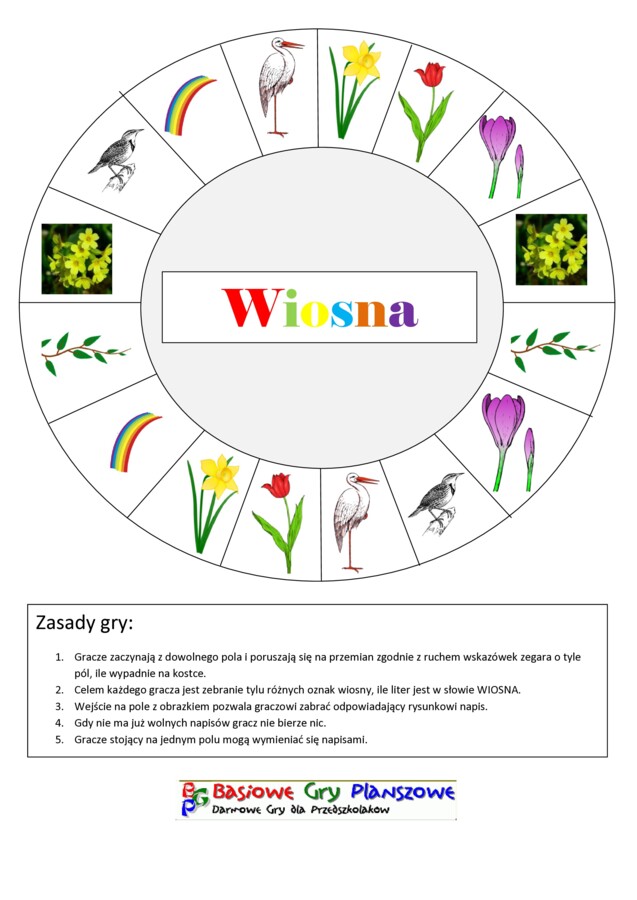 Wiosna – Gra planszowa