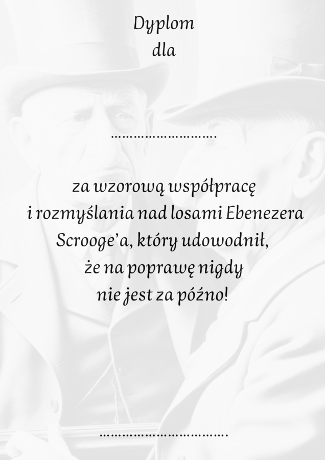 Opowieść wigilijna _ materiał do pracy w grupach + klucz odpowiedzi! HIT!