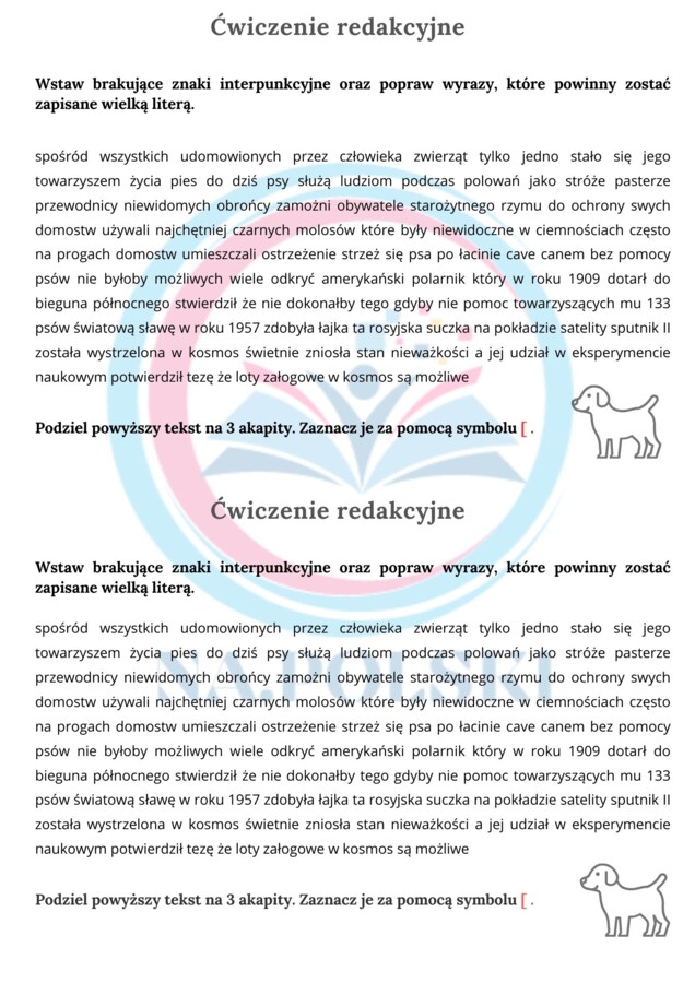 Ćwiczenie redakcyjne