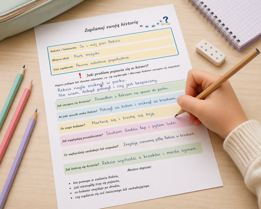 Opowiadanie twórcze: Reksio zniknął