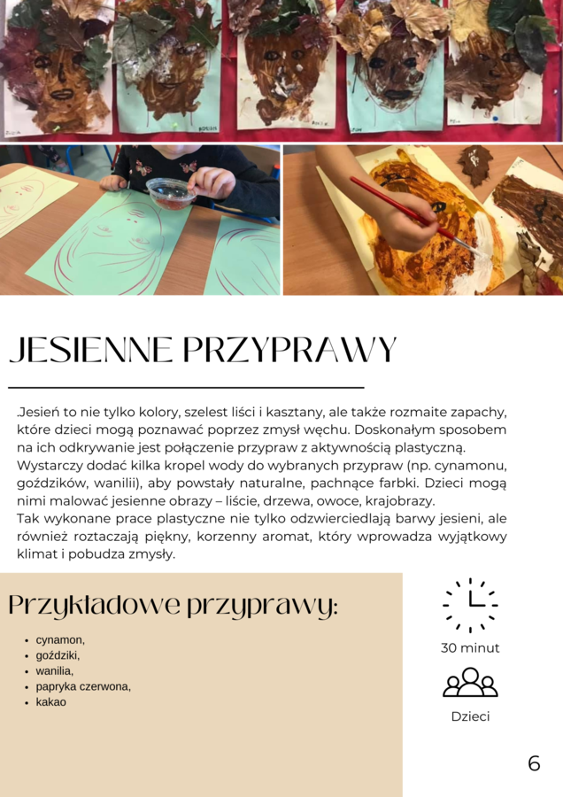 Jesienne zabawy sensoryczne- e book