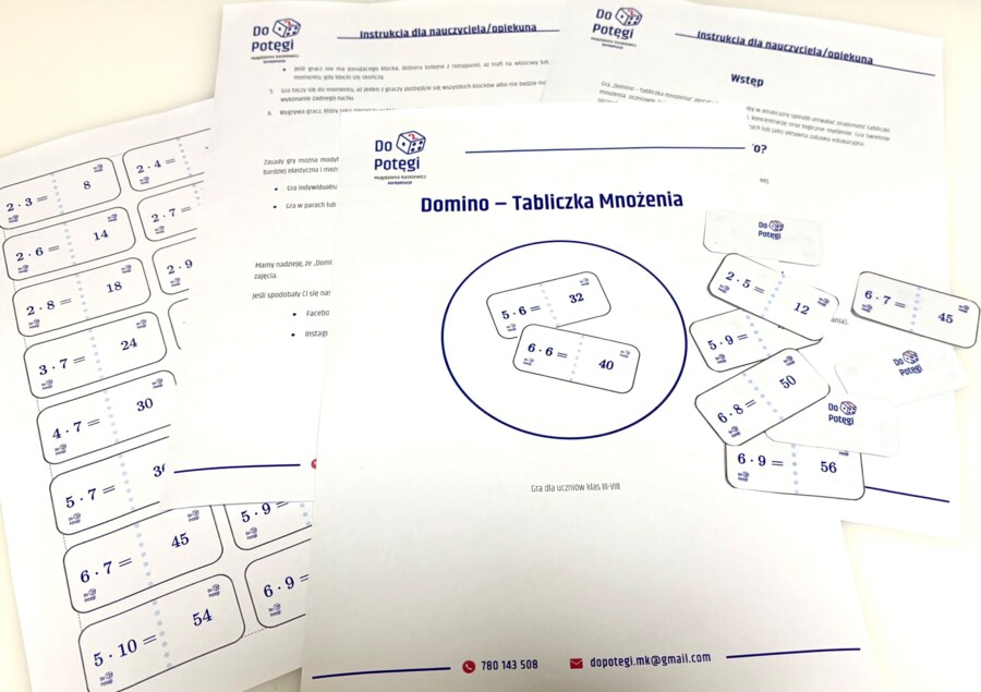 Domino – Tabliczka mnożenia