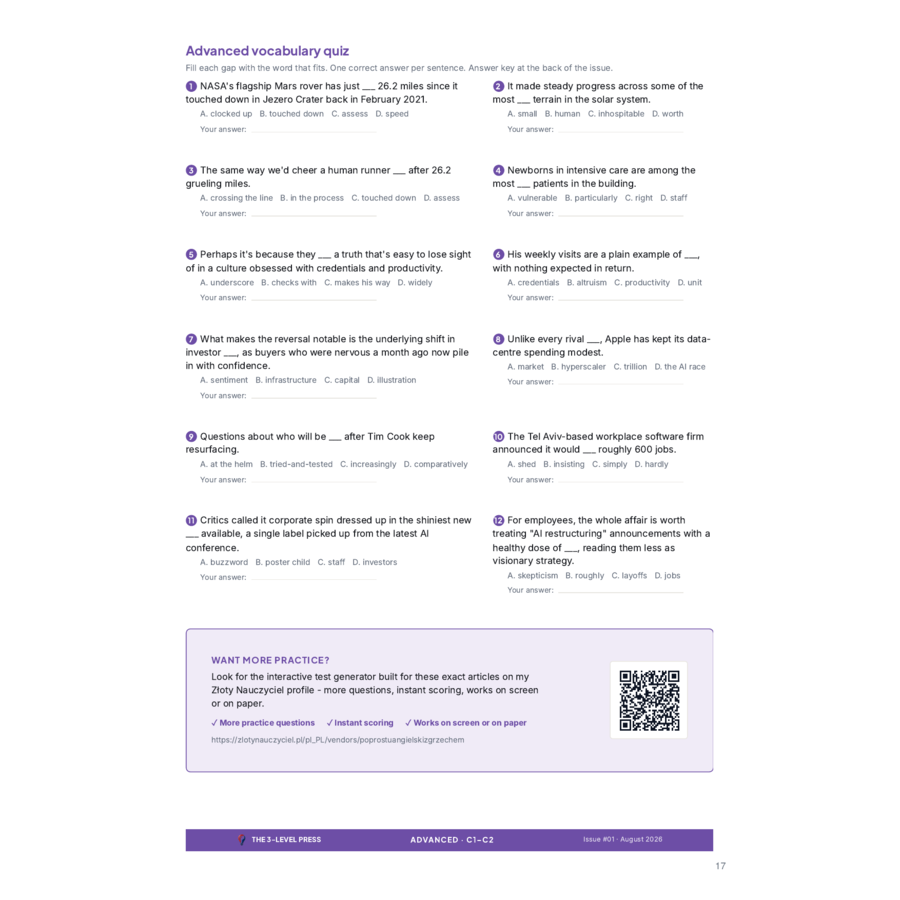 DARMOWY E-BOOK:  THE 3-LEVEL PRESS, Issue #01