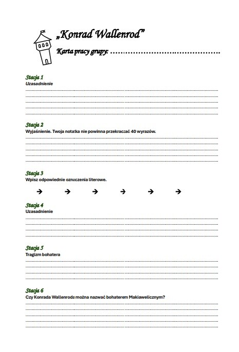 Stacje zadaniowe "Konrad Wallenrod"