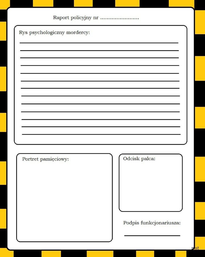 Język polski. Raport policyjny - opowiadania kryminalne