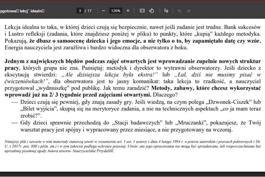 Jak przygotować lekcję idealną?! Sprawdzone sposoby, metody i tricki! Bank sprawdzonych rozwiązań!