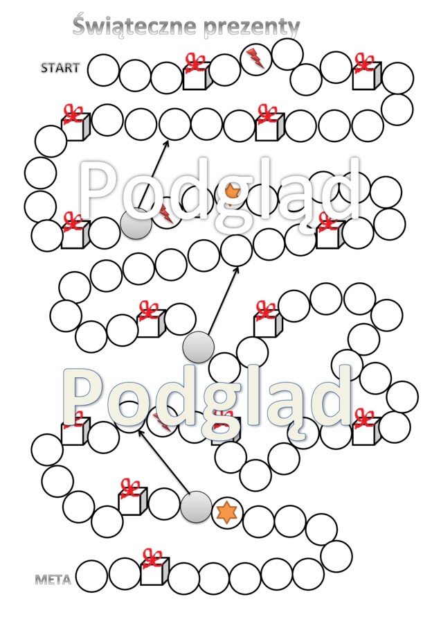 Gra planszowa Świąteczne prezenty