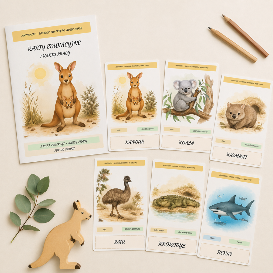 Australia – wielkie zwierzęta, małe łapki