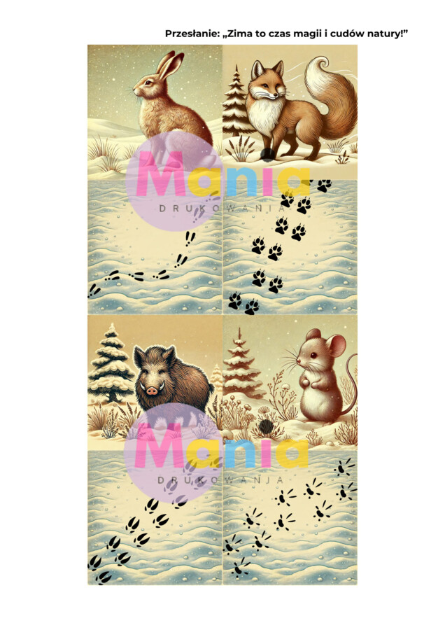 Kalendarz Adwentowy dla grupy przedszkolnej