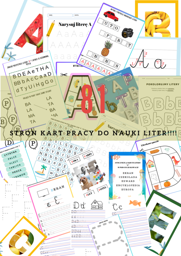 E-book nauka pisania liter cz 1