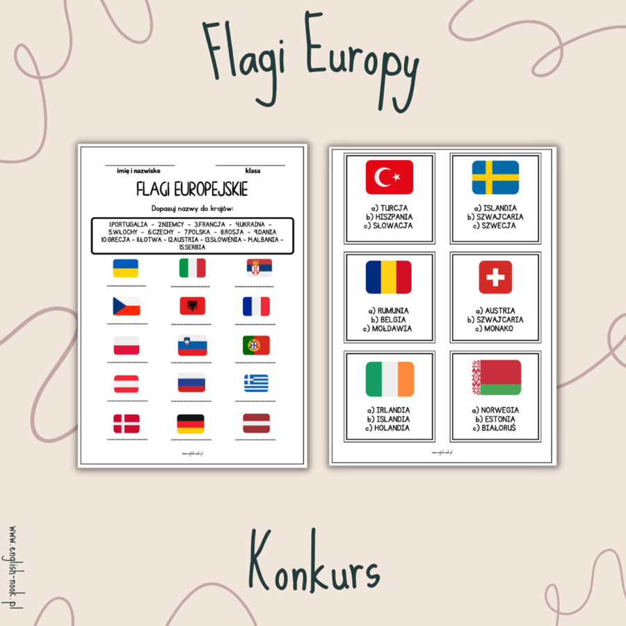 Flagi Europejskie - konkurs