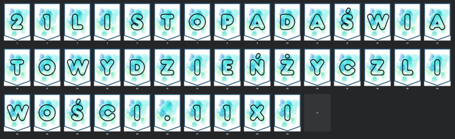 Światowy dzień życzliwości - girlanda 3