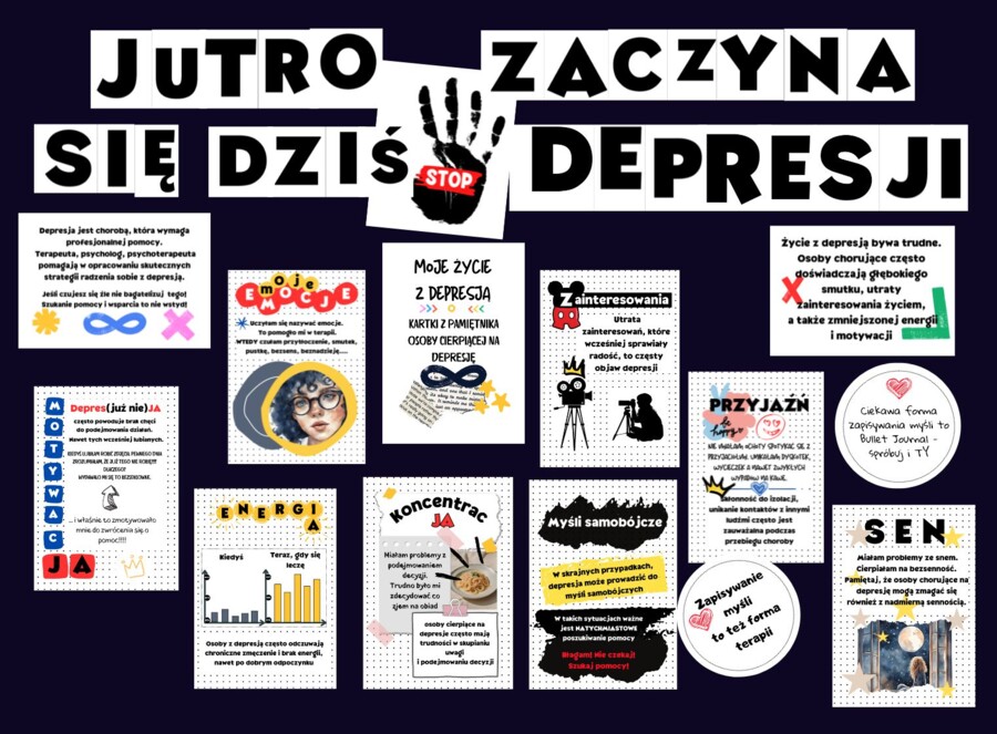 Depresja - kartki z pamiętnika - gazetka