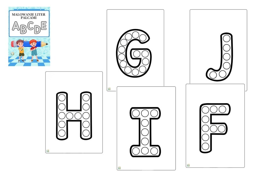 MALOWANIE LITER PALCAMI