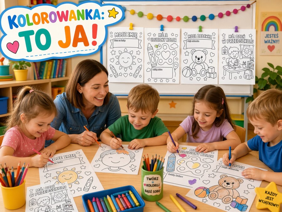 Kolorowanka: to ja!