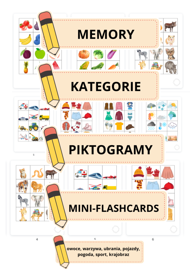 FLASHCARDS - PIKTOGRAMY
