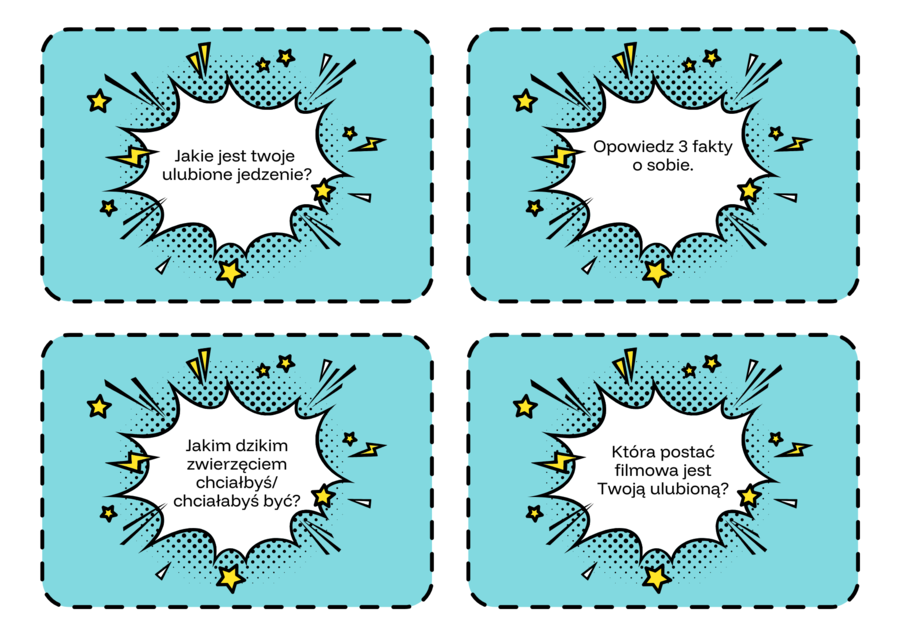 Zestaw materiałów na zajęcia integracyjne