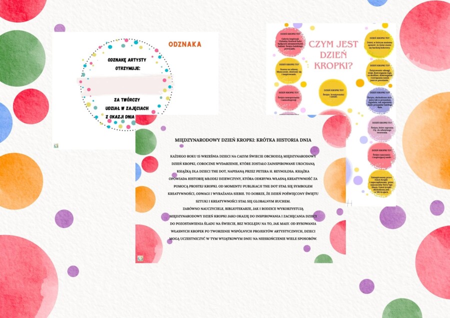 MIĘDZYNARODOWY DZIEŃ KROPKI
