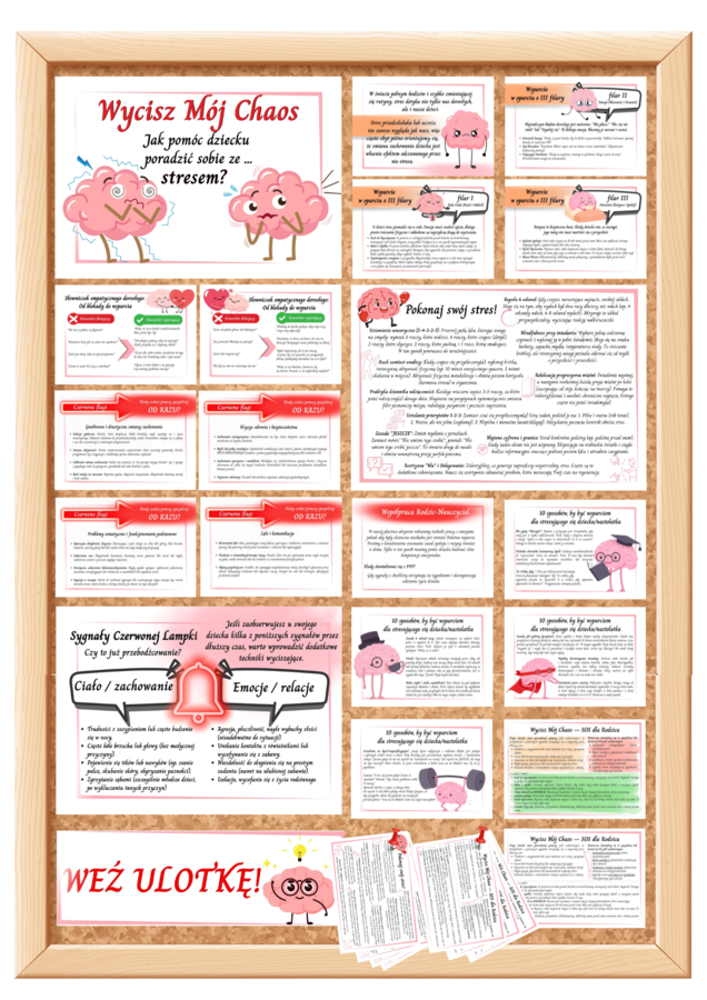 Gazetka + poradnik dla rodziców + ulotki - dla psychologa, pedagoga, wychowawcy, pedagoga specjalnego "Stres"