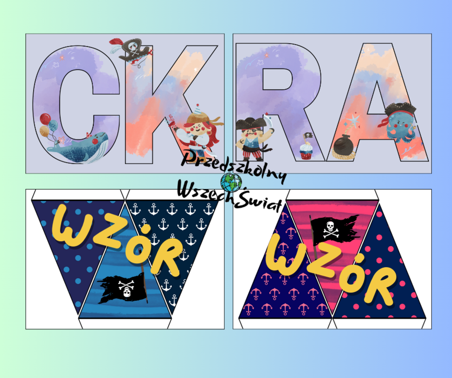 Piracki bal karnawałowy - napis