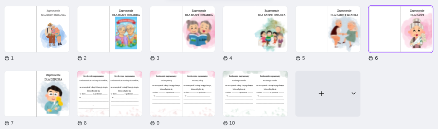 Zaproszenie dla babci i dziadka