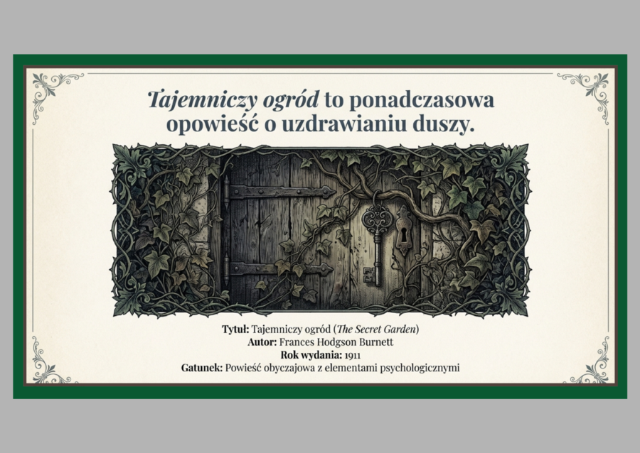 🌸TAJEMNICZY OGRÓD – prezentacja (16 slajdów)