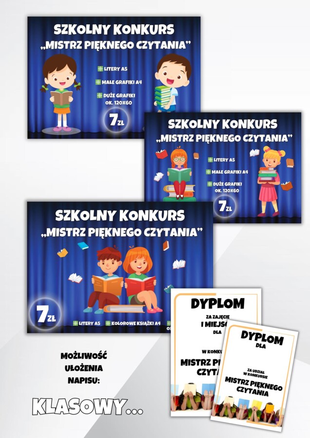 DEKORACJA NA KONKURS MISTRZ PIĘKNEGO CZYTANIA