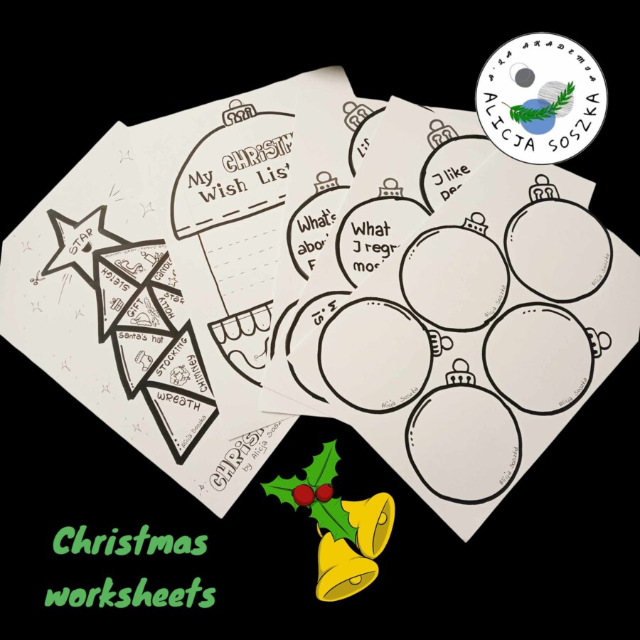 CHRISTMAS worksheets by Alicja Soszka