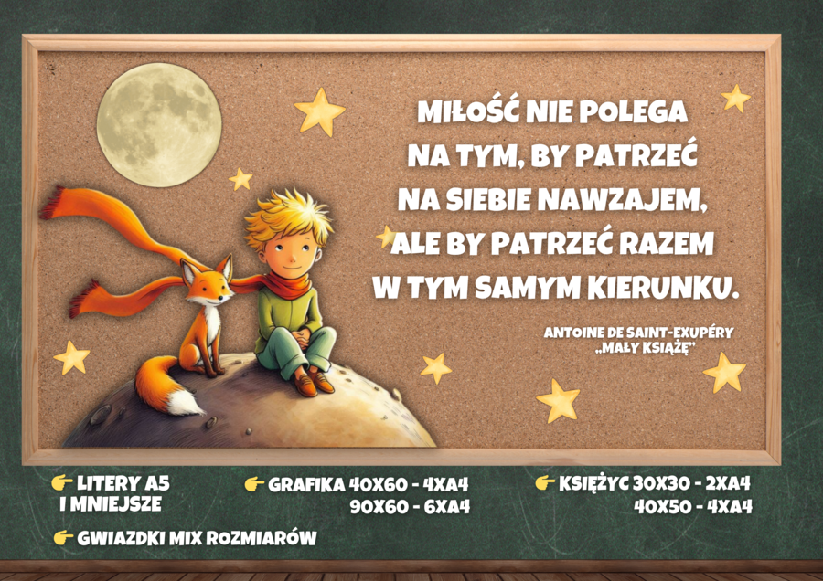 MAŁY KSIĄŻĘ - 2 CYTATY - WALENTYNKI 14 LUTEGO