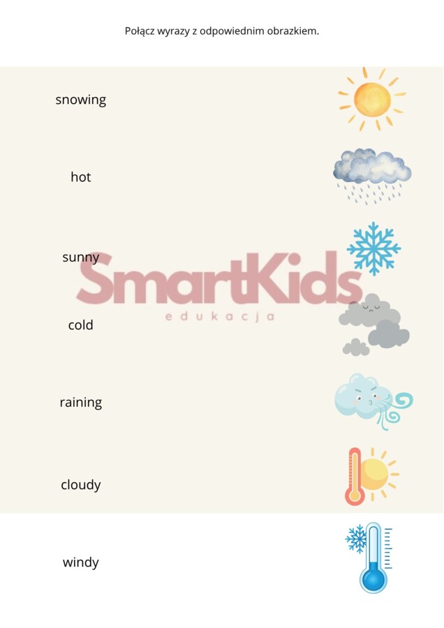 ANGIELSKI- pory roku/pogoda/miesiące