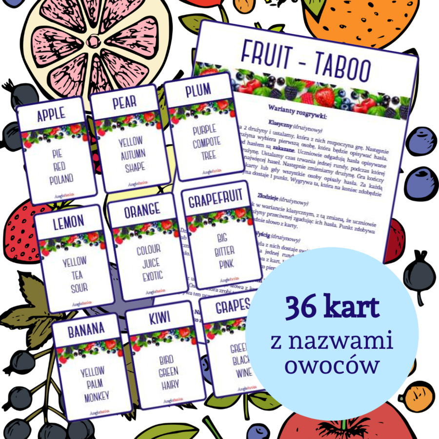 Fruit - Taboo | 36 kart