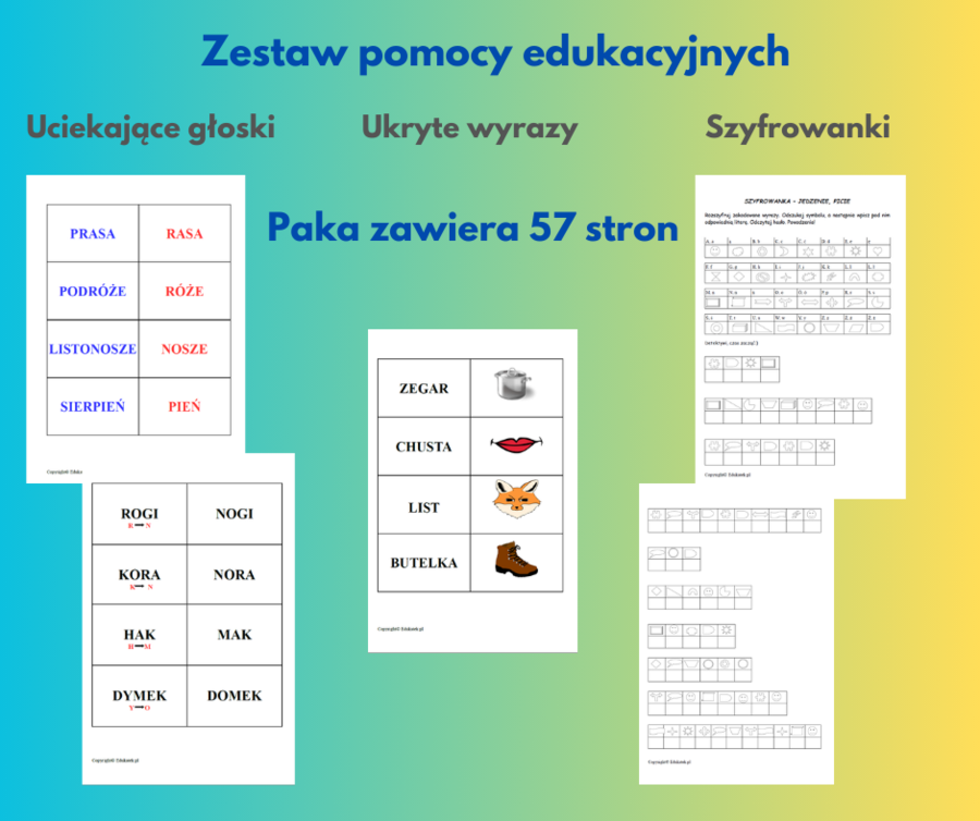 Zestaw pomocy edukacyjnych