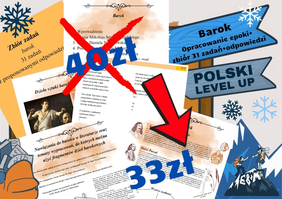 Barok_pakiet (opracowanie epoki+ zbiór testów+odpowiedzi)