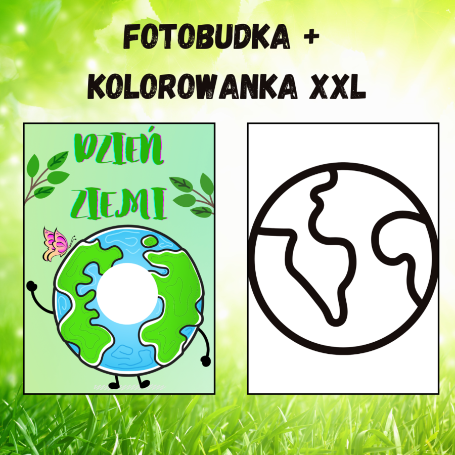 Fotobudka + kolorowanka XXL (ekologia/Dzień Ziemi)