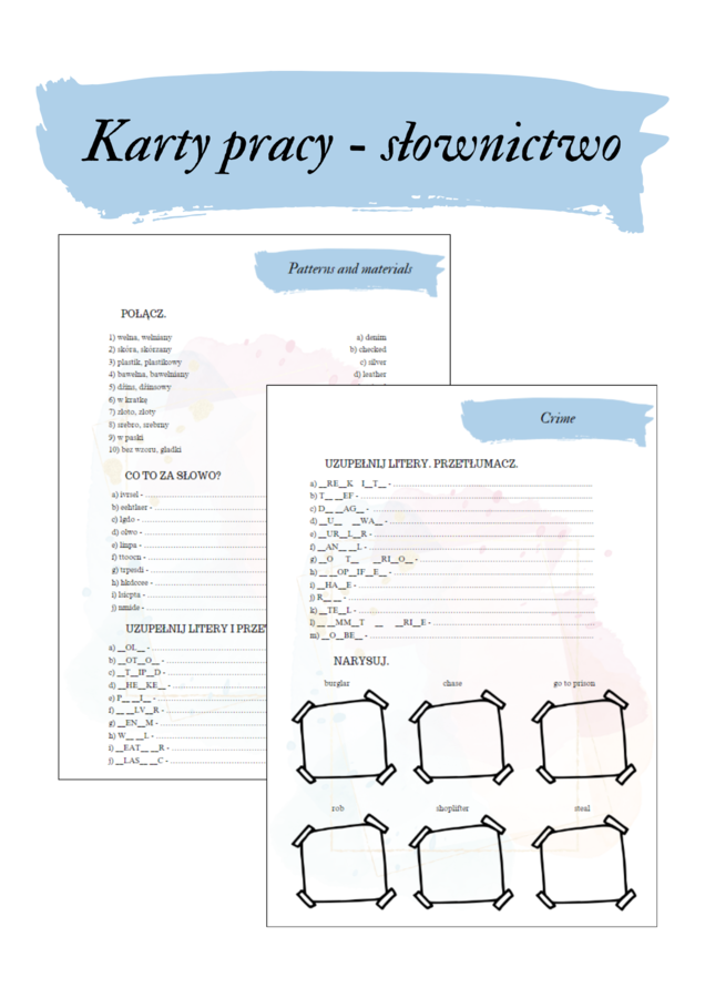 Brainy 7 unit 2 karty pracy słownictwo