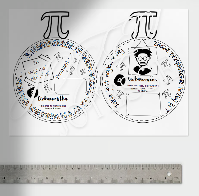 DZIEŃ LICZBY PI - GIRLANDA